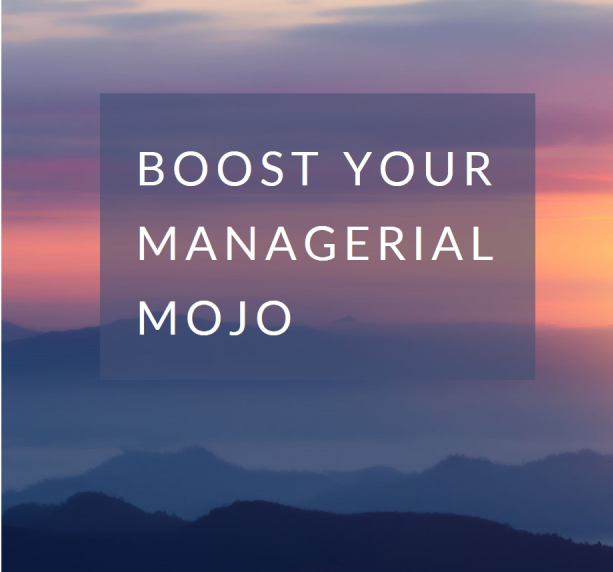 Looking for positive incentives to help managers regain their mojo